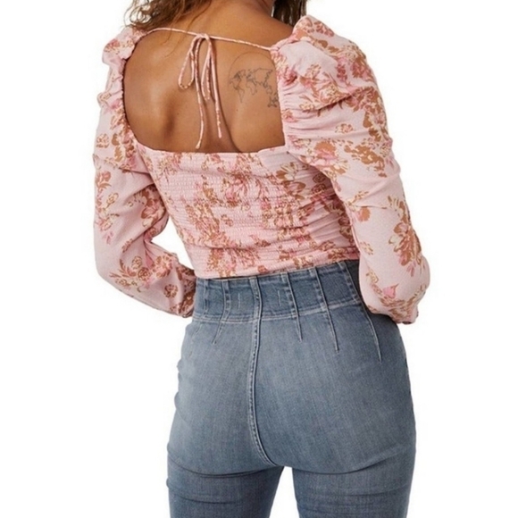 Free People Hillary Printed Top - Picture 2 of 7